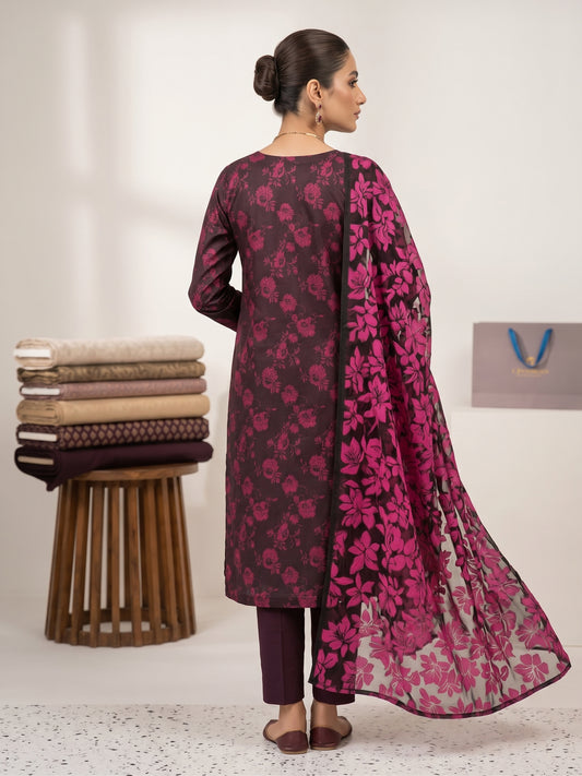 Classic Pakistani Unstitched Silk Suit in | Festive Party Wear
