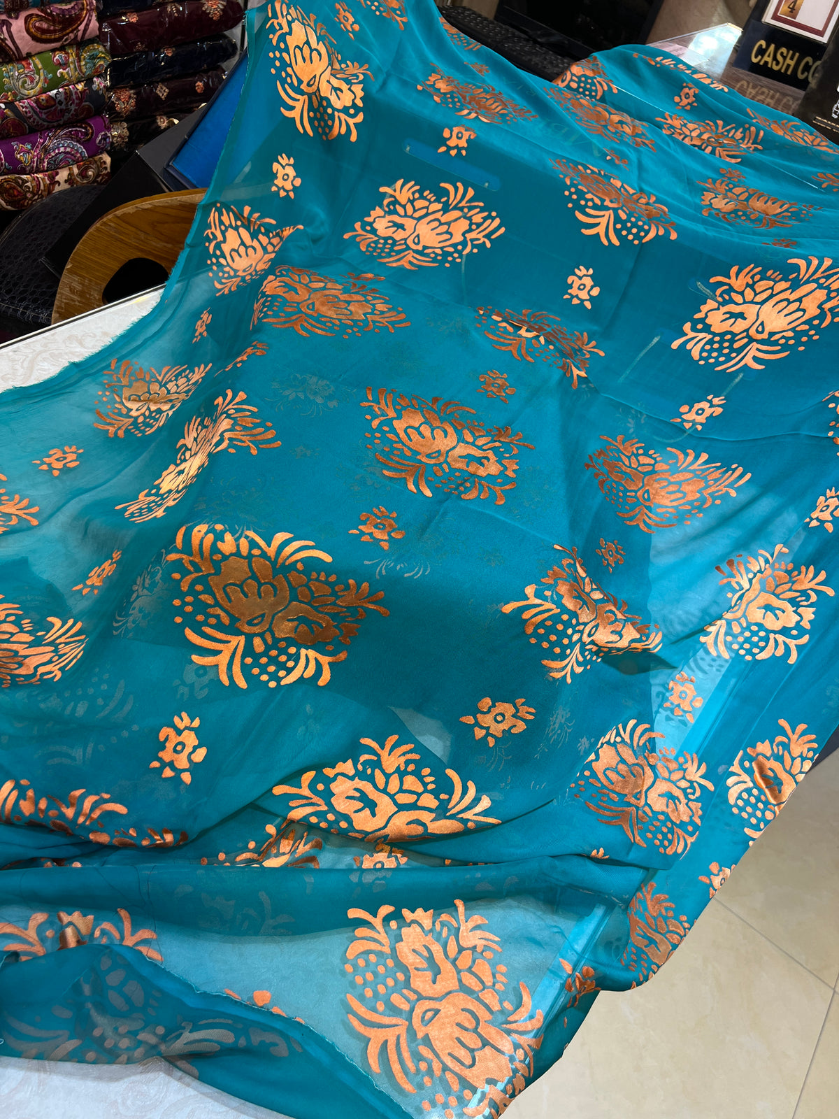 Pure China Pati Silk 3-Piece Unstitched Suit