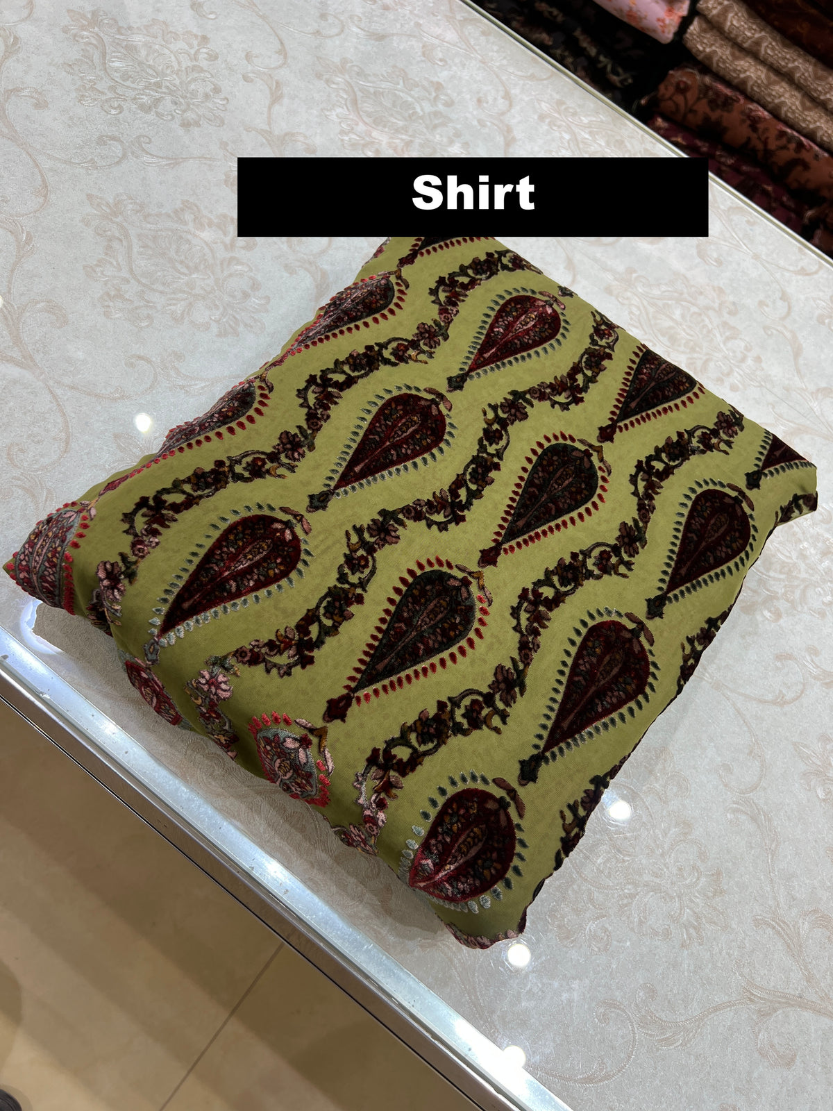 3-Piece Unstitched Palachi Suit – Pistachio Green