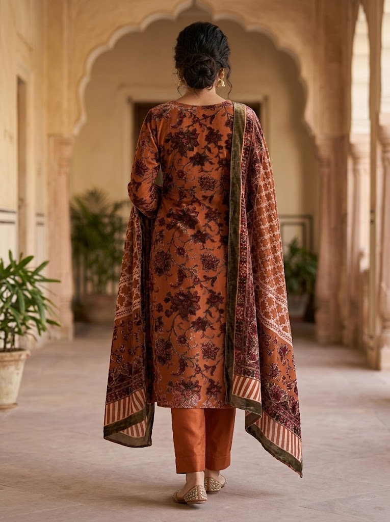 Exquisite Palachi Unstitched Suit with Silk Trouser