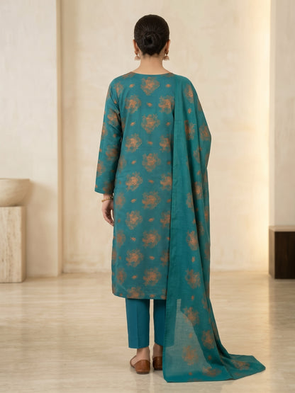 Pure China Pati Silk 3-Piece Unstitched Suit