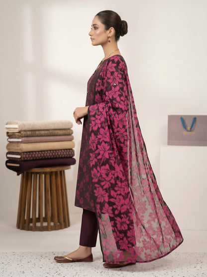 Classic Pakistani Unstitched Silk Suit in | Festive Party Wear