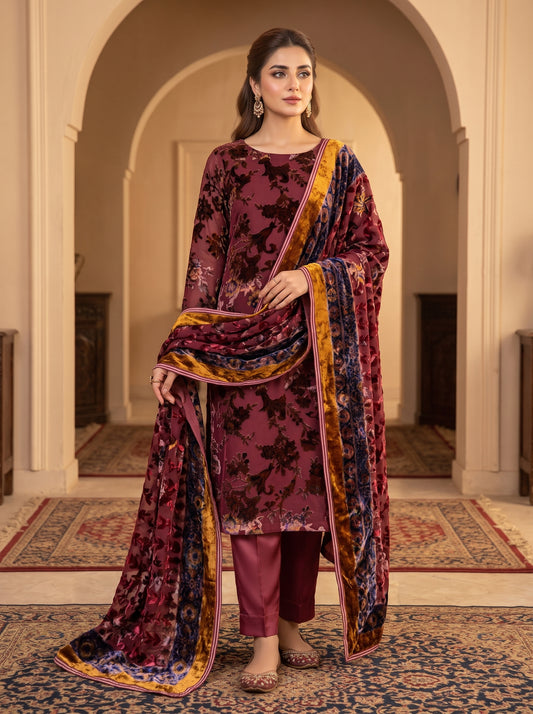 Regal Burnout Palachi Set & Silk Trouser