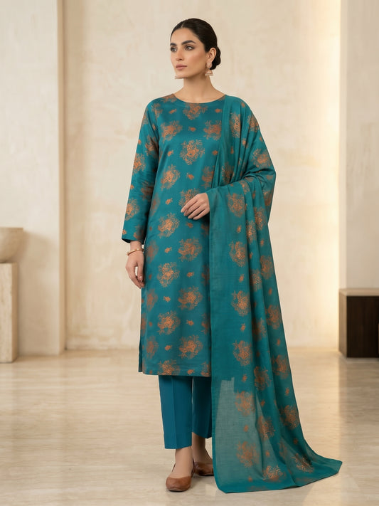 Pure China Pati Silk 3-Piece Unstitched Suit