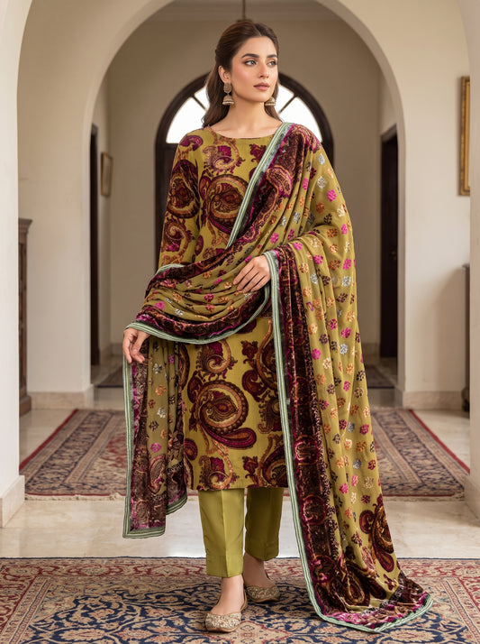 Elegant Winter Palachi 3-Piece Unstitched Collection