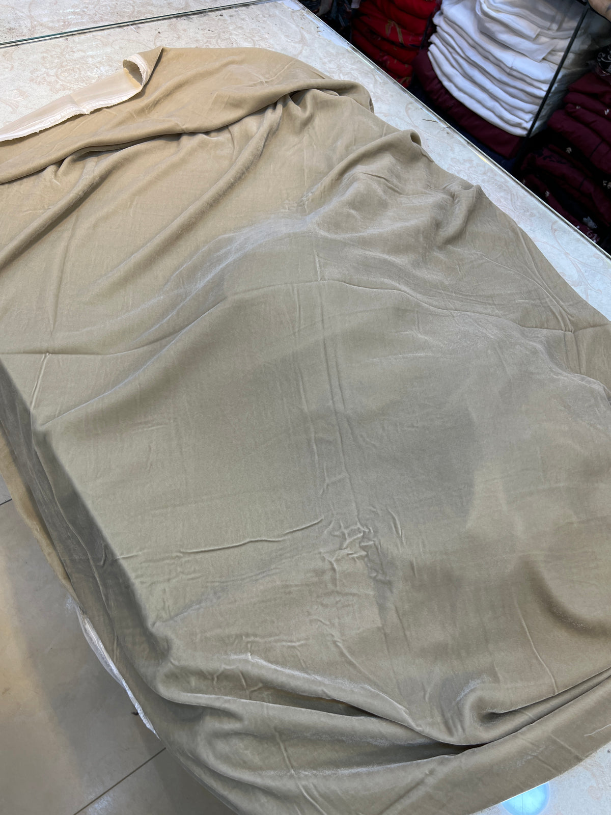 Luxurious 3-Piece Unstitched Micro Phoenix Print Velvet Suit for Women - Complete Fabric Set