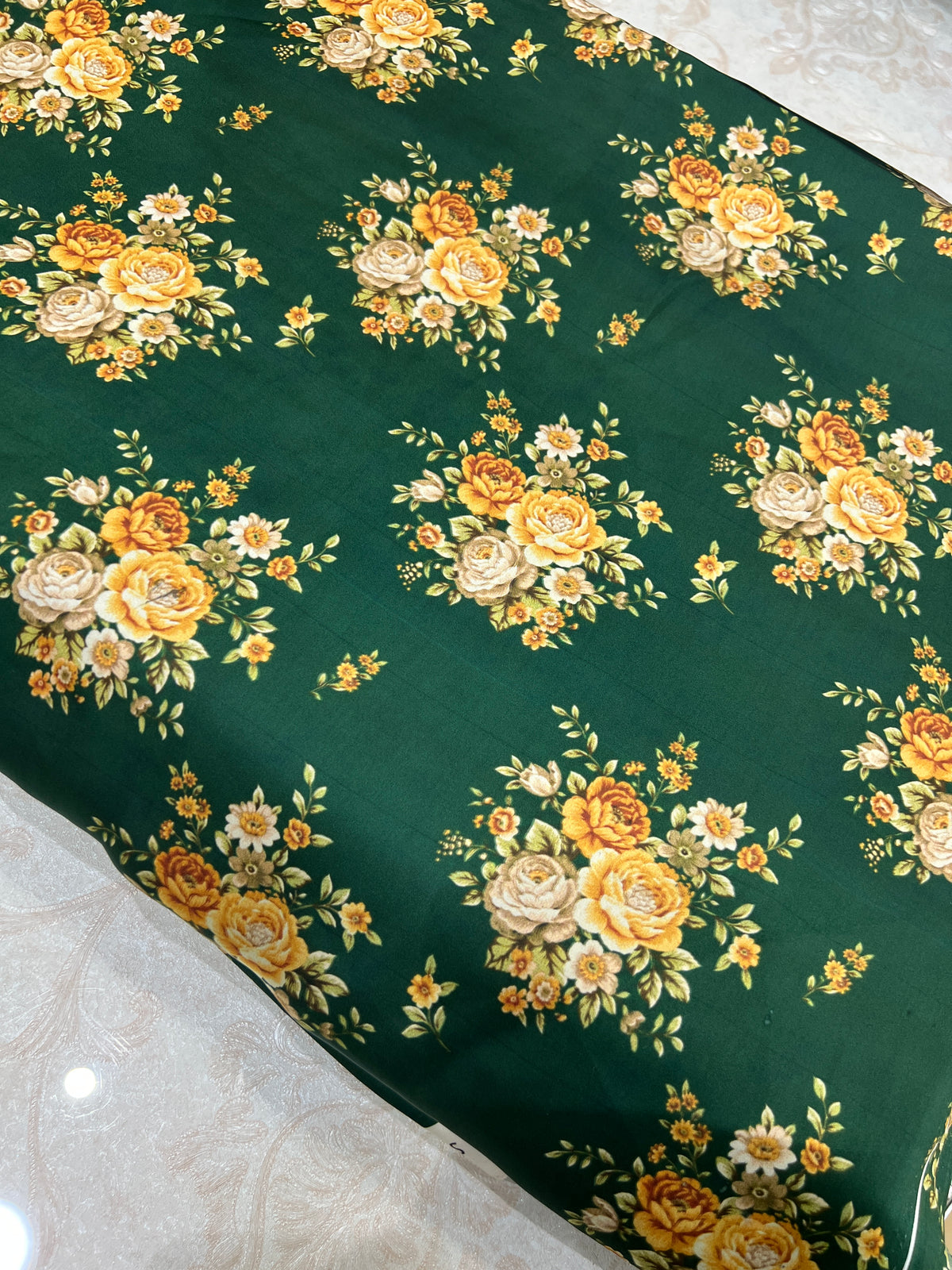 Unstitched Three-Piece Shamoz Silk Wear