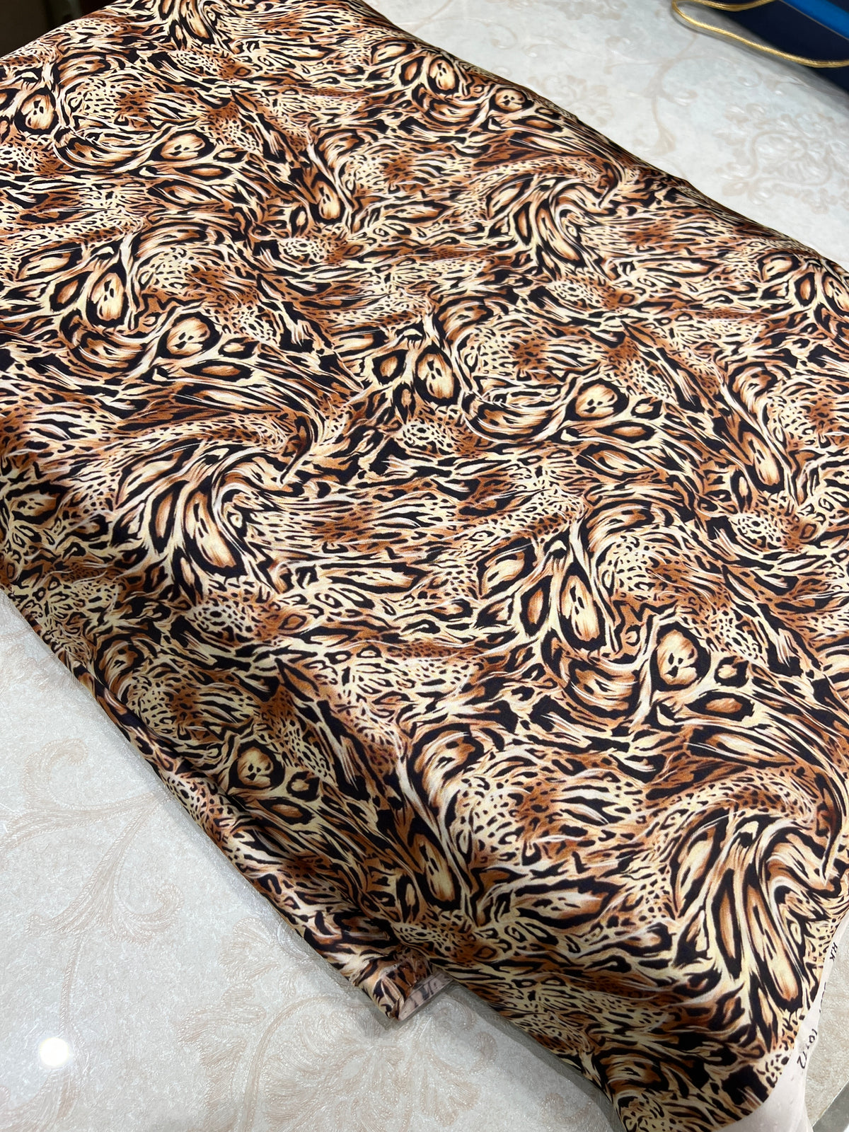 3 Piece Unstitched Printed Shamoz Silk Ensemble
