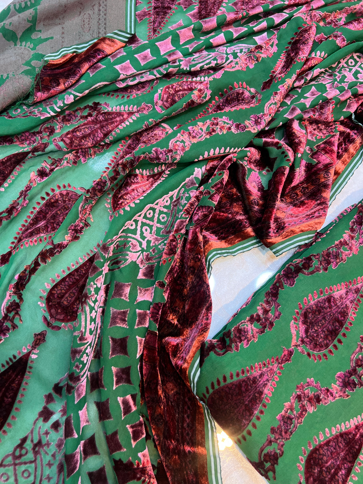 Exquisite Palachi Unstitched Suit with Silk Trouser