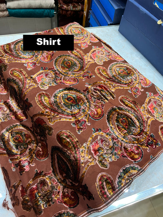 Premium 3-Piece Suit: Palachi Fabric & Silk Trouser