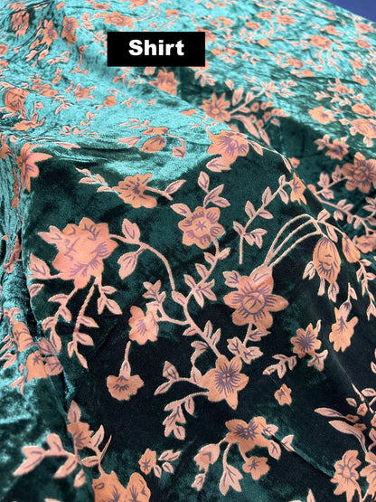 Beautiful Unstitched 3-Piece Palachi & Silk Outfit